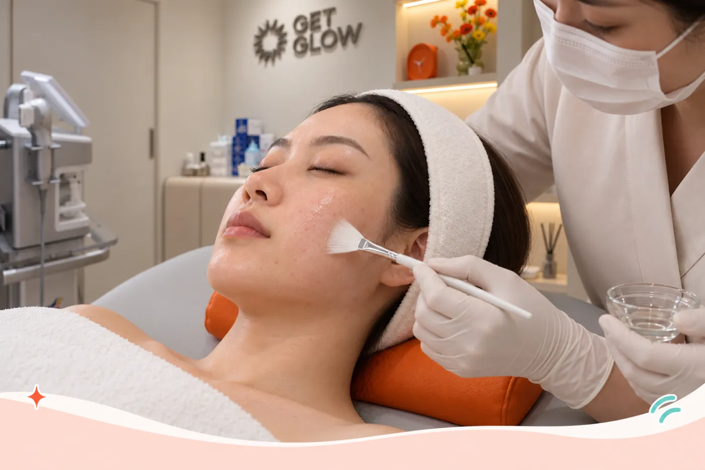 ขั้นตอนดูแลและฟื้นฟูผิวหลังทำหัตถการสิวที่ GETGLOW Clinic