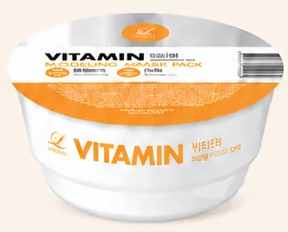 มาส์กโมเดลลิ่ง Lindsay สูตร Vitamin สำหรับสูตร Bright & Shine